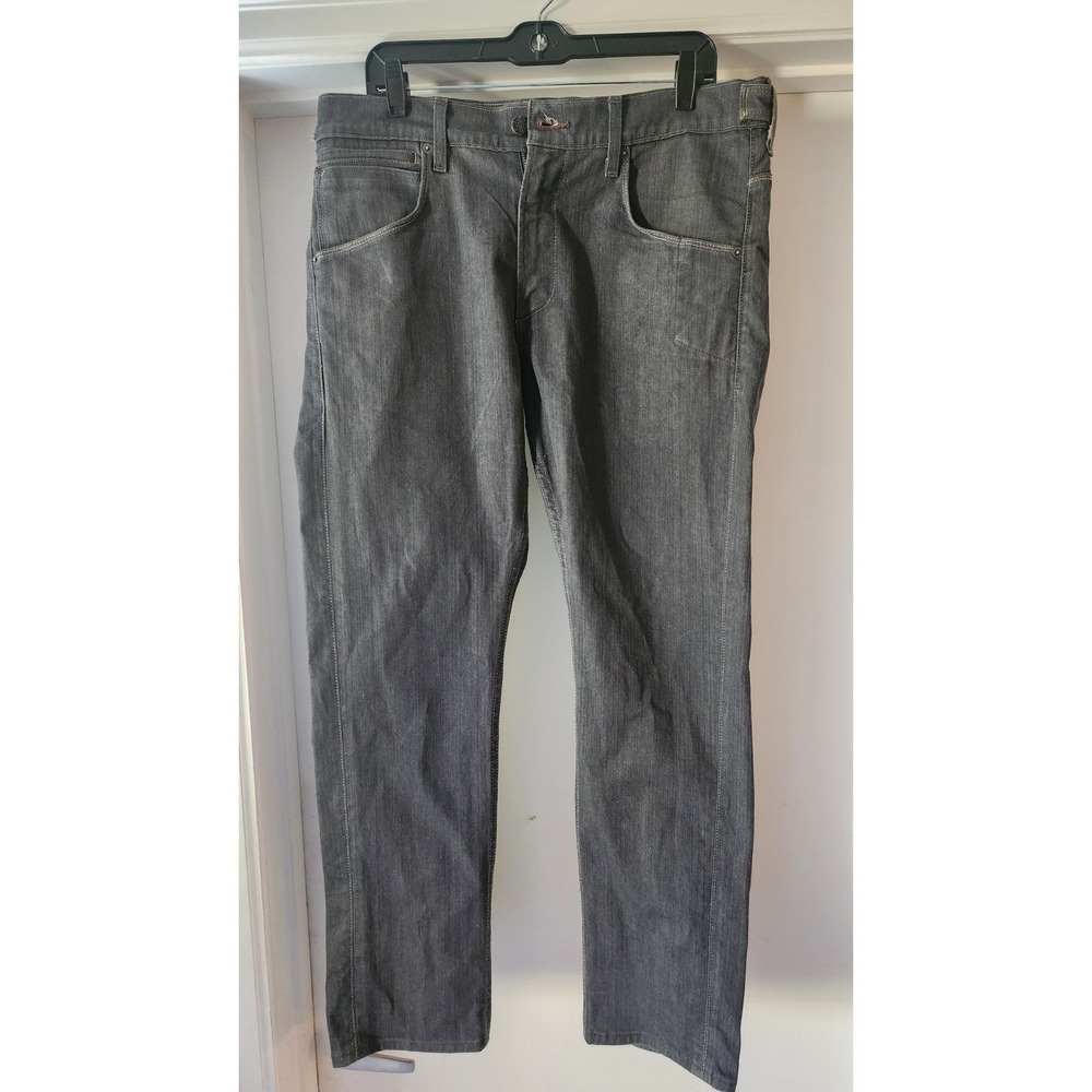 Levi's 511 Slim Fit Denim Jeans Men's 36x29 Black/Grey Slate 9 Pockets A17 - Picture 5 of 13